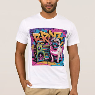 Camiseta Pug Grafite