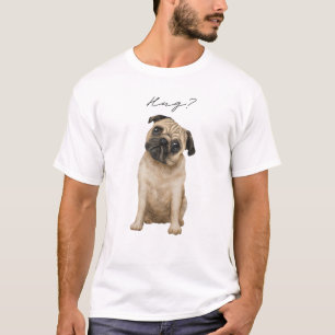 Camiseta Pug Hug Cute Love Pugs Design