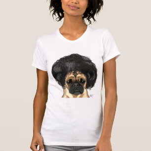 Camiseta Pug In A Bad Wig