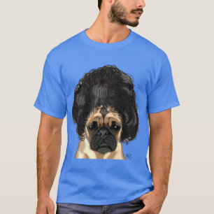 Camiseta Pug In A Bad Wig