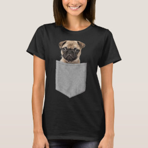 Camiseta Pug In Pocket Essential T-Shirt 287
