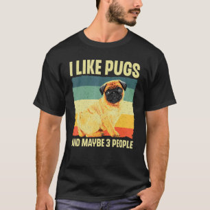 Camiseta Pug Legal Para Homens Mulheres Cachorrinho Pet Cão