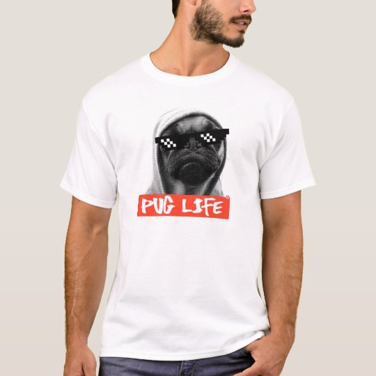 camiseta pug life