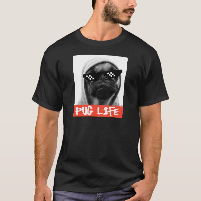 Camiseta Pug Life (Frente)