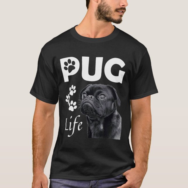 Camiseta PUG Life Clássico 161 (Frente)