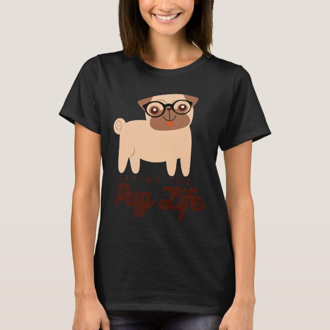 Camiseta Pug life Essential T-Shirt 618 (Frente)