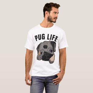 Camiseta PUG LIFE Funny Dog T-shirts