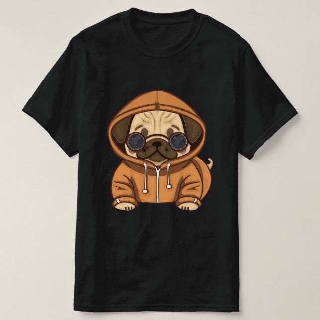 Camiseta Pug Life Mens T Shirt (Frente do Design)