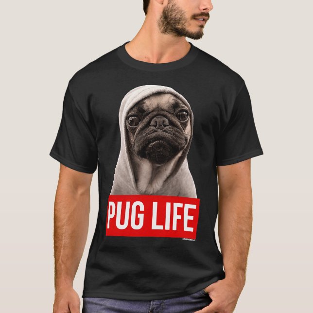 Camiseta Pug Life Pug Classic T-Shirt 1 (Frente)