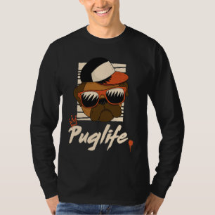 Camiseta Pug Life Pug Lover Funny Dog Proprietário Gift Pug