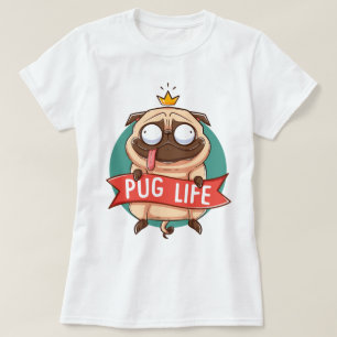 Camiseta Pug Life T-Shirt