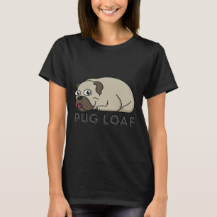 Camiseta Pug Loaf (com texto) Classic T-Shirt 410