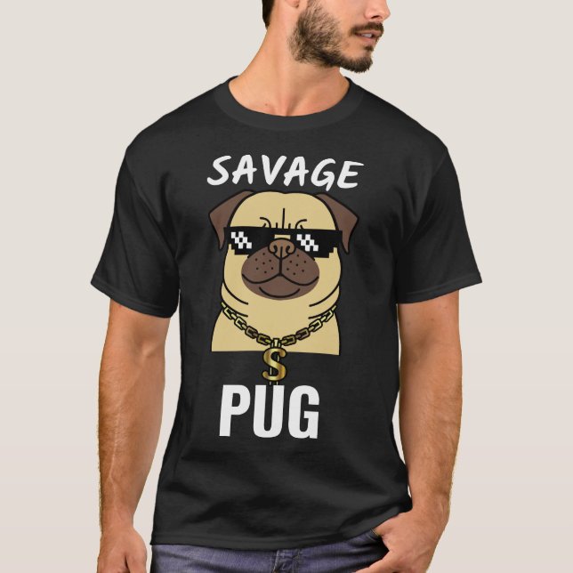 Camiseta Pug loaf - pug lover Classic T-Shirt 275 (Frente)