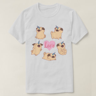 Camiseta Pug Love
