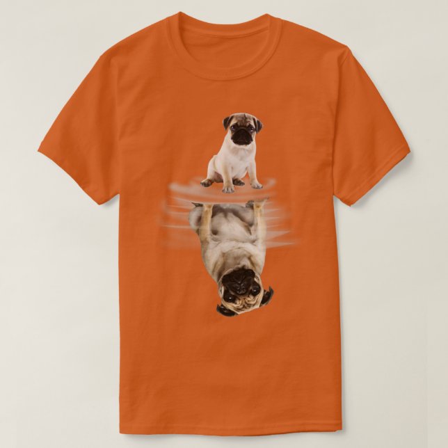 Camiseta Pug love (Frente do Design)