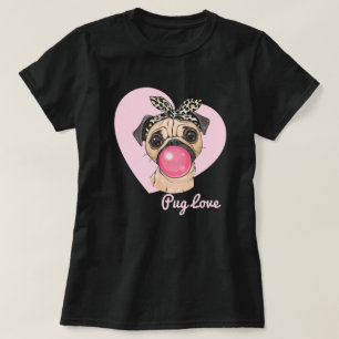Camiseta Pug Love