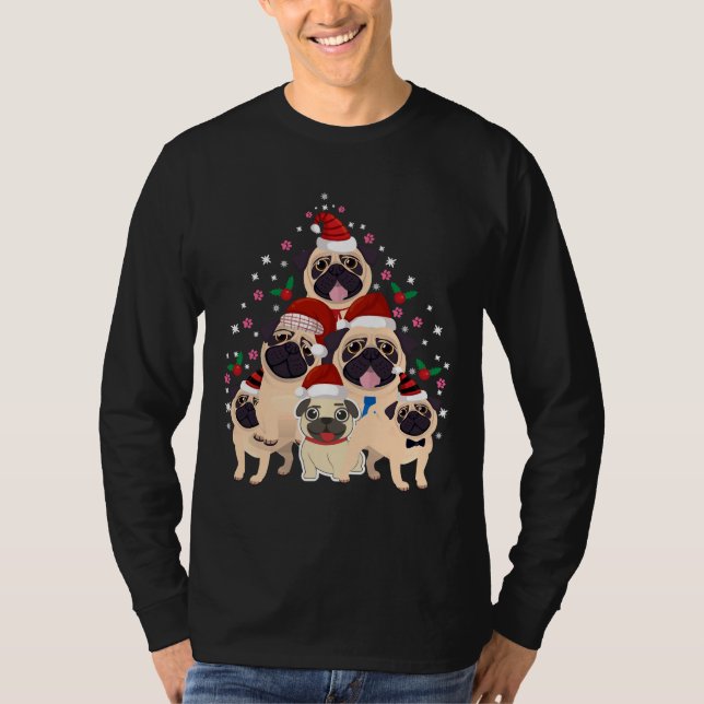 Camiseta Pug lover Christmas Essential T-Shirt 890 (Frente)
