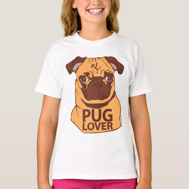 Camiseta Pug Lover T-Shirt (Frente)