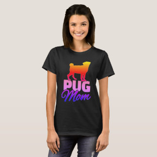 Camiseta Pug Mãe