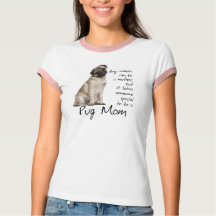 Pug Mãe Shirt
