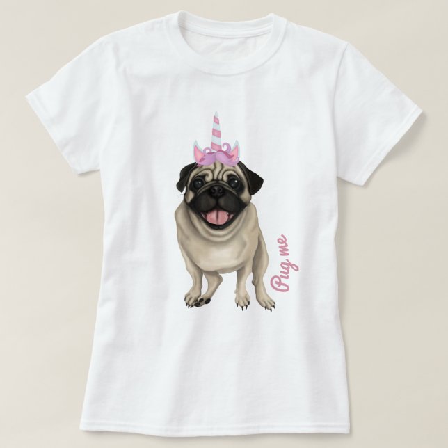 Camiseta Pug me T-Shirt (Frente do Design)
