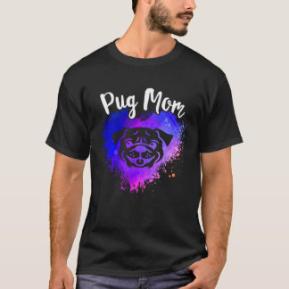 Camiseta Pug mom Cute Dog Mom Pugs Mama Puppy Adorable Wome
