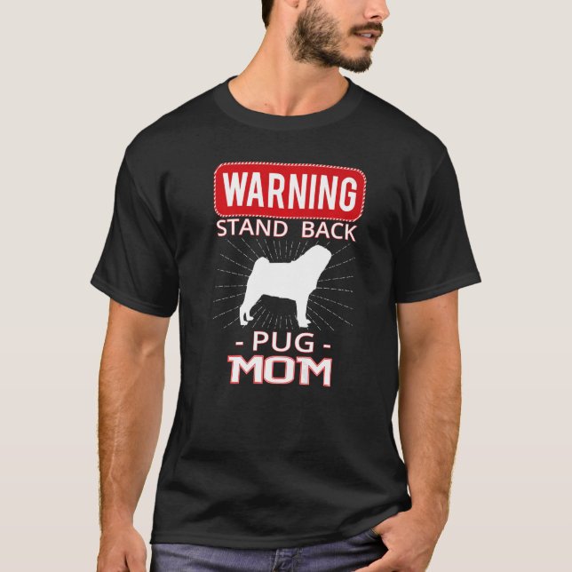Camiseta Pug Mops Carlin Cachorro Raça 1 (Frente)