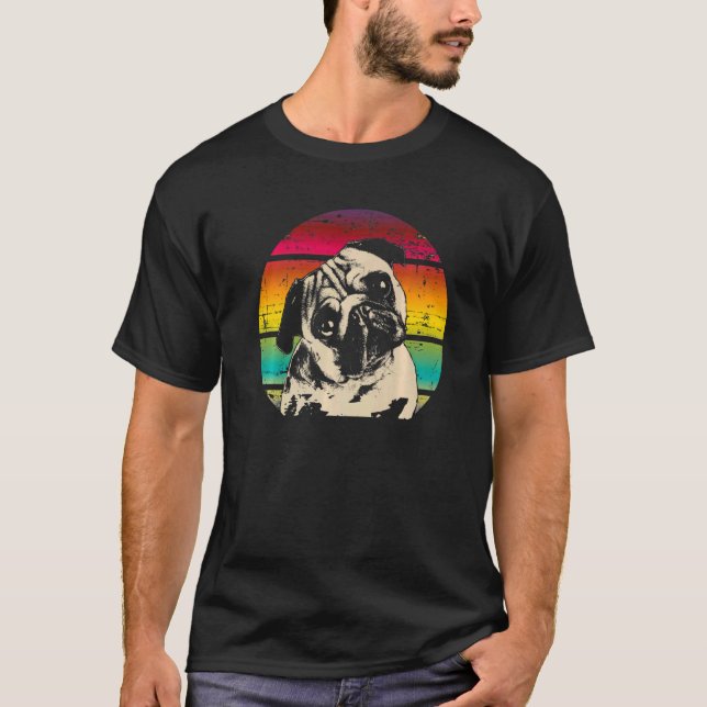Camiseta Pug Mops Carlin Dog Breed 21 (Frente)
