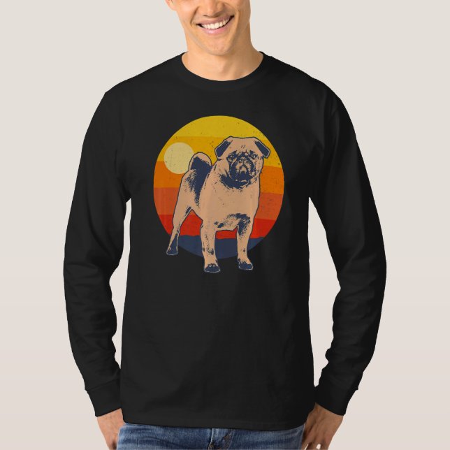 Camiseta Pug Mops Carlin Dog Breed 37 (Frente)