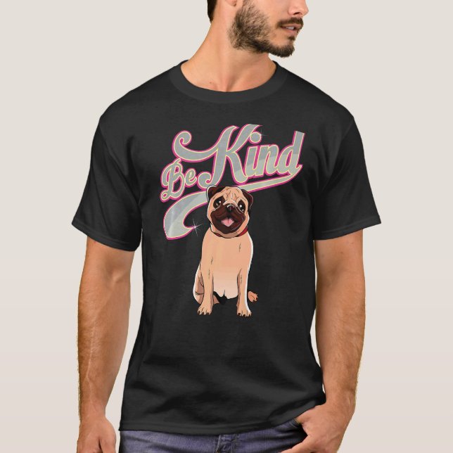 Camiseta Pug Mops Carlin Dog Breve 8 (Frente)