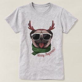 Camiseta Pug Natal