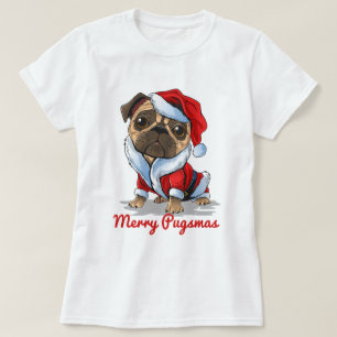 Camiseta Pug Natal