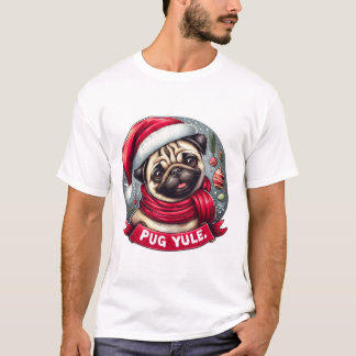 Camiseta Pug Natal