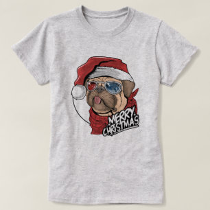 Camiseta Pug Natal