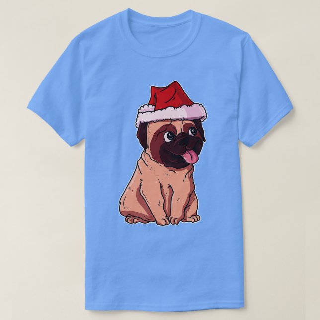 Camiseta Pug Natal (Frente do Design)