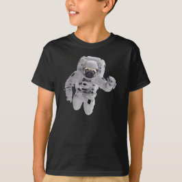 Camiseta Pug no espaço