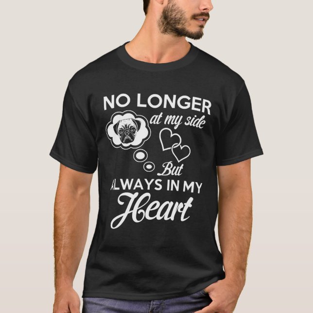 CAMISETA PUG NO MEU CORAÇÃO 224 (Frente)
