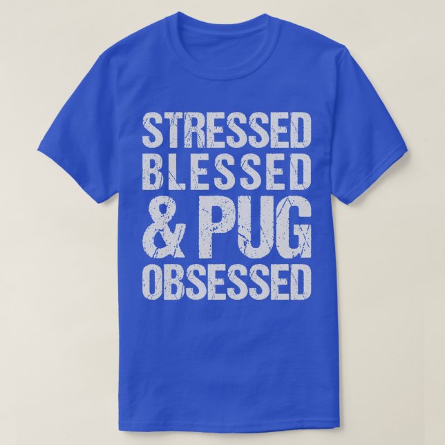 Camiseta Pug Obcecado (Frente do Design)