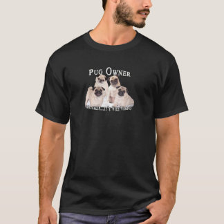 Camiseta Pug Owner Lover Vice Versa