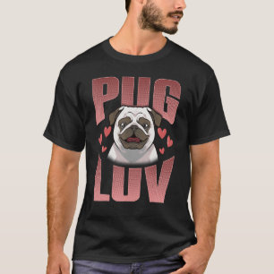 Camiseta Pug Owners Pug Luv