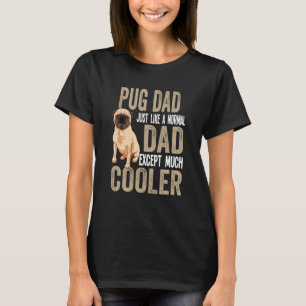 Camiseta Pug Pai Roupa De Cachorro Para Pug Proprietário