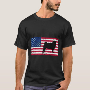 Camiseta Pug Patriotic American Flag Classic T-Shirt 59
