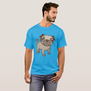 Camiseta Pug Puppy Cartoon