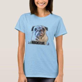 Camiseta Pug Rocker