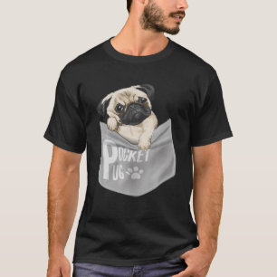 Camiseta Pug Roupa Para Cachorro Mãe Pai Dom Idea Engraça