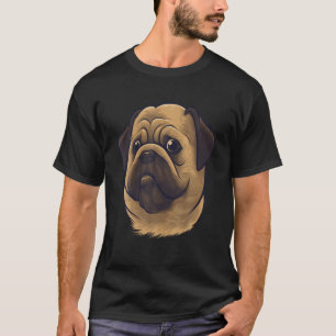 Camiseta Pug Roupa Para Cachorro Mãe Pai Dom Idea Engraça