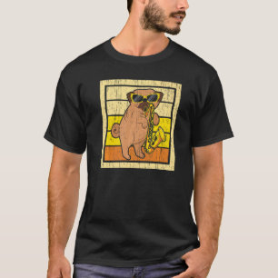 Camiseta Pug Saxofone Saxofonista Músico Instrumentista