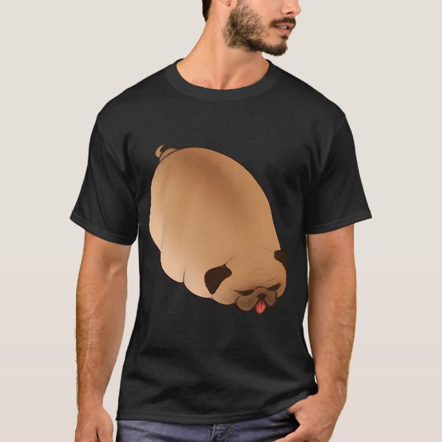 Camiseta Pug Sonolento (Frente)