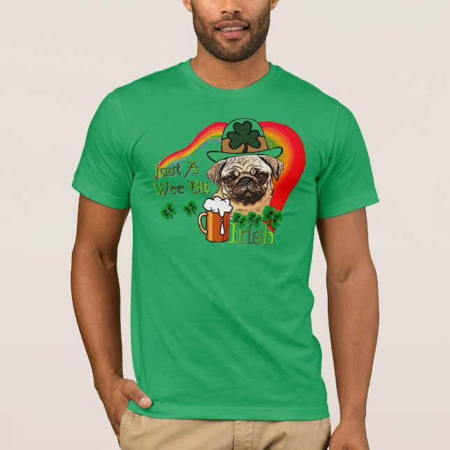 Camiseta Pug St Patricks (Frente)