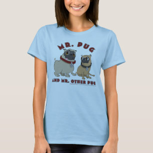 Camiseta Pug T clássico